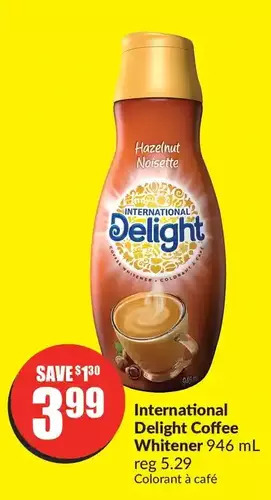 FreshCo International delight coffee whitener offer