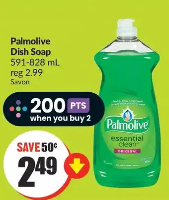 FreshCo Palmolive dish soap offer