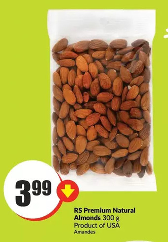 FreshCo Rs premium natural almonds offer