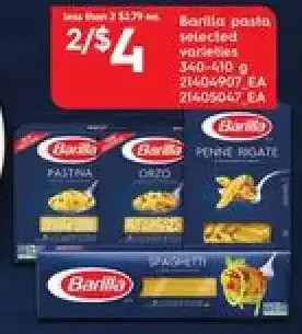 Independent Grocer Barilla pasta offer