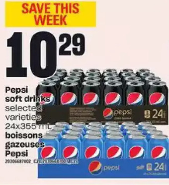 Independent Grocer Pepsi soft drinks offer