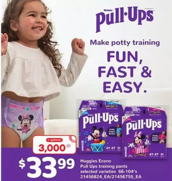 Independent Grocer Huggies econo pull ups training pants offer