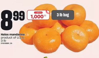 Independent Grocer Halos mandarins offer