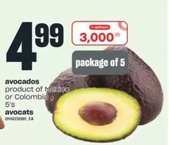 Valu-mart Avocados offer