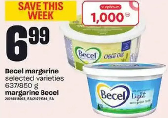 Independent Grocer Becel margarine offer