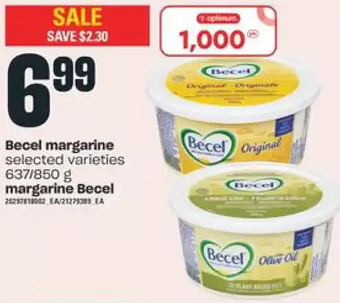 Valu-mart Becel margarine offer