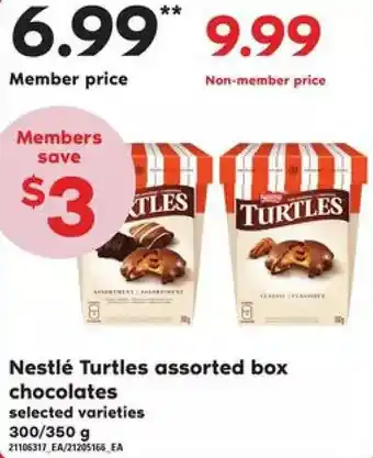 Loblaws Nestle turtles box chocolates offer