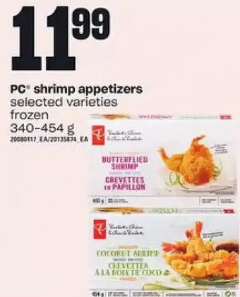 Independent Grocer Pc shrimp appetizers offer