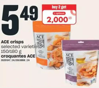 Valu-mart Ace crisps offer