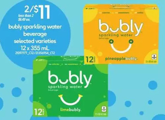 Independent Grocer Bubly sparkling water beverage offer