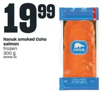 Valu-mart Nanuk smoked coho salmon offer