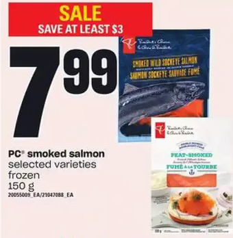 Independent Grocer Pc smoked salmon offer