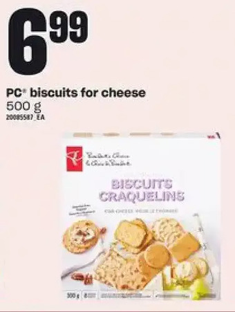 Loblaws Pc biscuits for cheese offer
