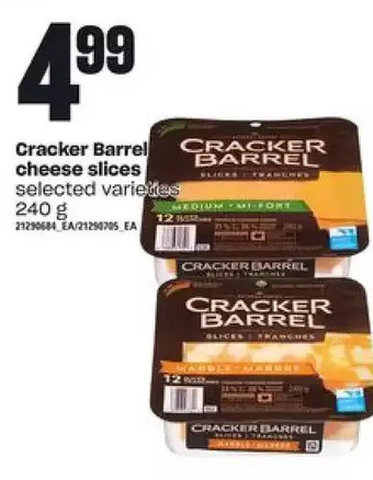Independent Grocer Cracker barrel cheese slices offer