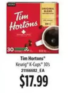 Loblaws Tim hortons keurig k-cups offer