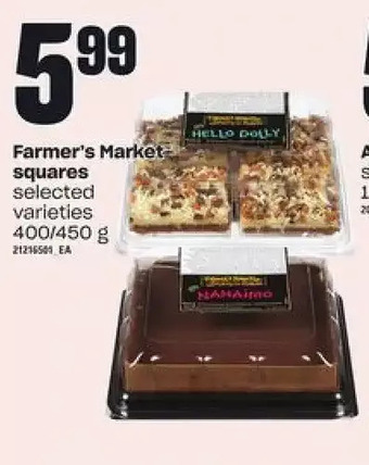 Loblaws Farmer's market squares offer