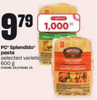 Zehrs Markets Pc splendido pasta offer