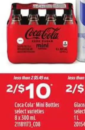 Zehrs Markets Coca-cola mini bottles offer