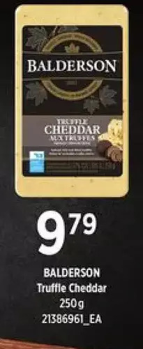 Independent Grocer Balderson truffle cheddar offer