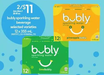 Zehrs Markets Bubly sparkling water beverage offer