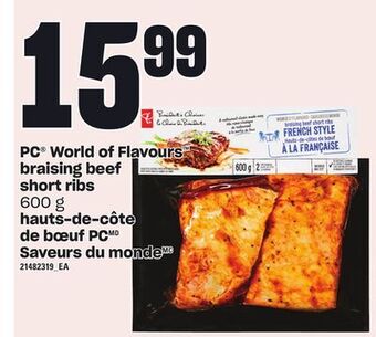 Independent Grocer Pc® world of flavours braising beef short ribs offer