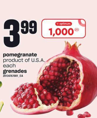 Independent Grocer Pomegranate offer
