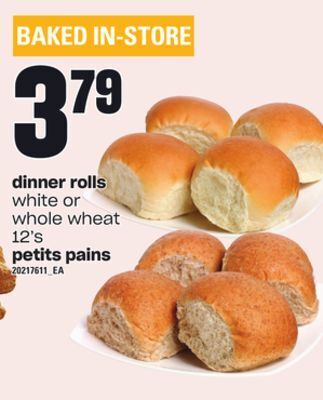 Independent Grocer Dinner rolls offer