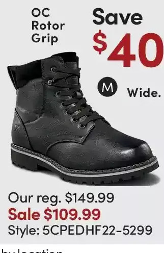 Mark's Boots offer