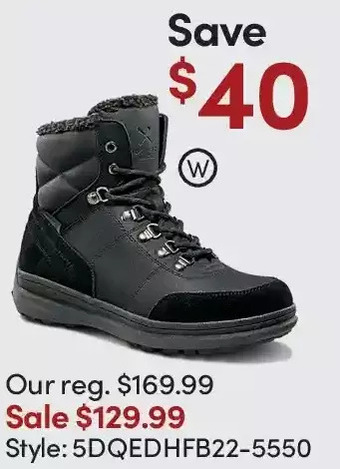 Mark's Boots offer
