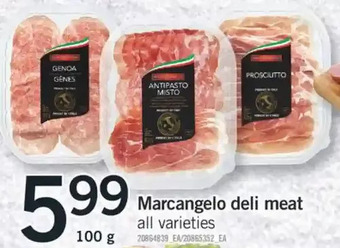 Fortinos Marcangelo deli meat offer