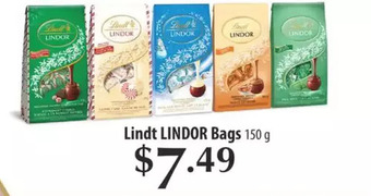 Fortinos Lindt lindor bags offer