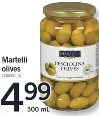 Fortinos Martelli olives offer