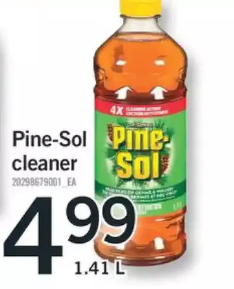 Fortinos Pine-sol cleaner offer