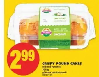 No Frills CRISPY POUND CAKES selected varieties 368 offer