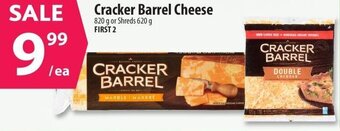 Co-op cracker Barrel Cheese 820 g or Shreds 620 g offer