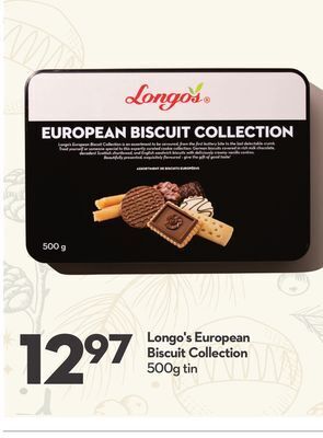 Longo's Longo's european biscuit collection 500g tin offer