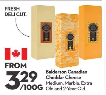 Longo's Balderson canadian cheddar cheese offer