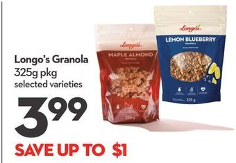 Longo's Longo's granola offer