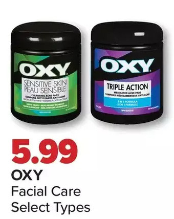 PharmaChoice Oxy facial care offer