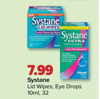 PharmaChoice Systane lid wipes, eye drops offer