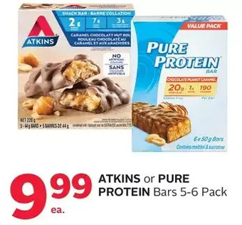 Rexall Atkins or pure protein bars offer