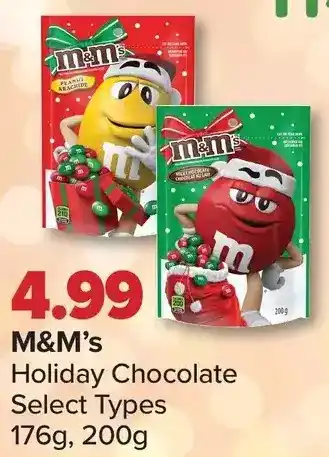 PharmaChoice M&m's holiday chocolate offer