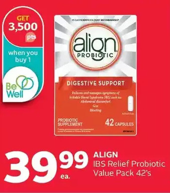 Rexall Align ibs relief probiotic value pack offer