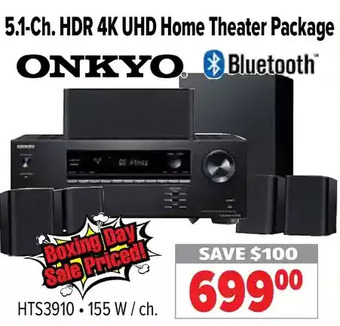 2001 Audio Video Onkyo 5.1-ch. hdr 4k uhd home theater package offer
