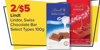 PharmaChoice Lindt lindor, swiss chocolate bar offer
