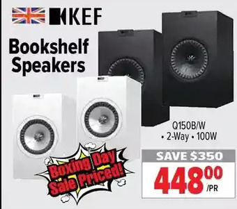 2001 Audio Video Kef bookshelf speakers offer