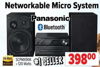 2001 Audio Video Panasonic networkable micro system offer