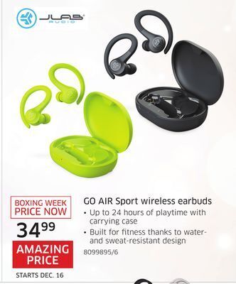 The Source Jlab go air sport wireless earbuds offer