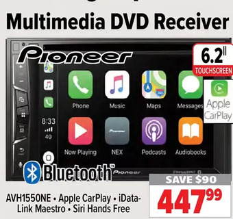 2001 Audio Video Pioneer multimedia dvd receiver offer