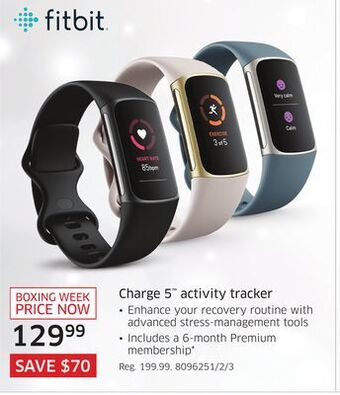 The Source Fitbit charge 5 activity tracker offer